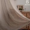 Flying Cat American Bamboo Joint Yarn Light-Transmitting Curtains for Bedroom, Kitchen, Living Room, Balcony, and Partition