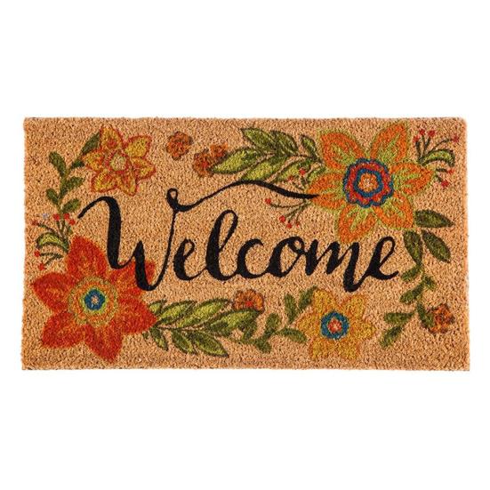 Χαλάκι δαπέδου καλωσορίσματος με αντιολισθητικό πίσω μέρος, ανθεκτικό στη φθορά, εξαιρετικά απορροφητικό, Διακόσμηση χαλιού πόρτας εισόδου στο σπίτι