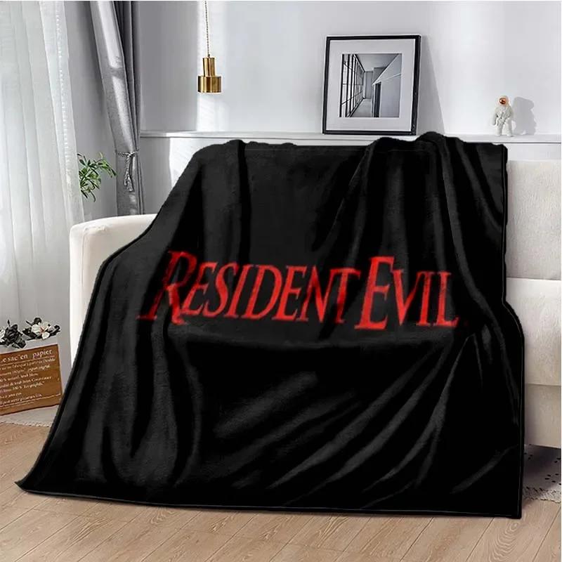 D Resident Evil Gamer Blanket Soft Cozy Throw for Living Room Bedroom Travel Perfect Child Birthday Gift