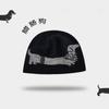 Korean Cartoon Cat Knit Beanie Men Women Winter Warm Ear Flap Hat