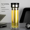 FUGUANG 330ml Double-Layer Borosilicate Glass Tea Infuser Bottle