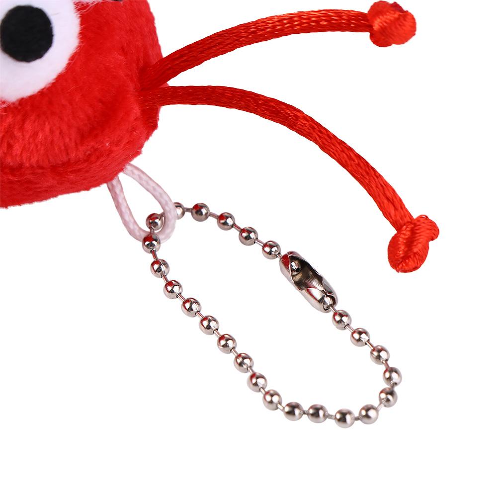 Car Key Accessories Crayfish Pendant Prop Keyring Bag Pendant Stuffed Keychain Plush Toy Keychains