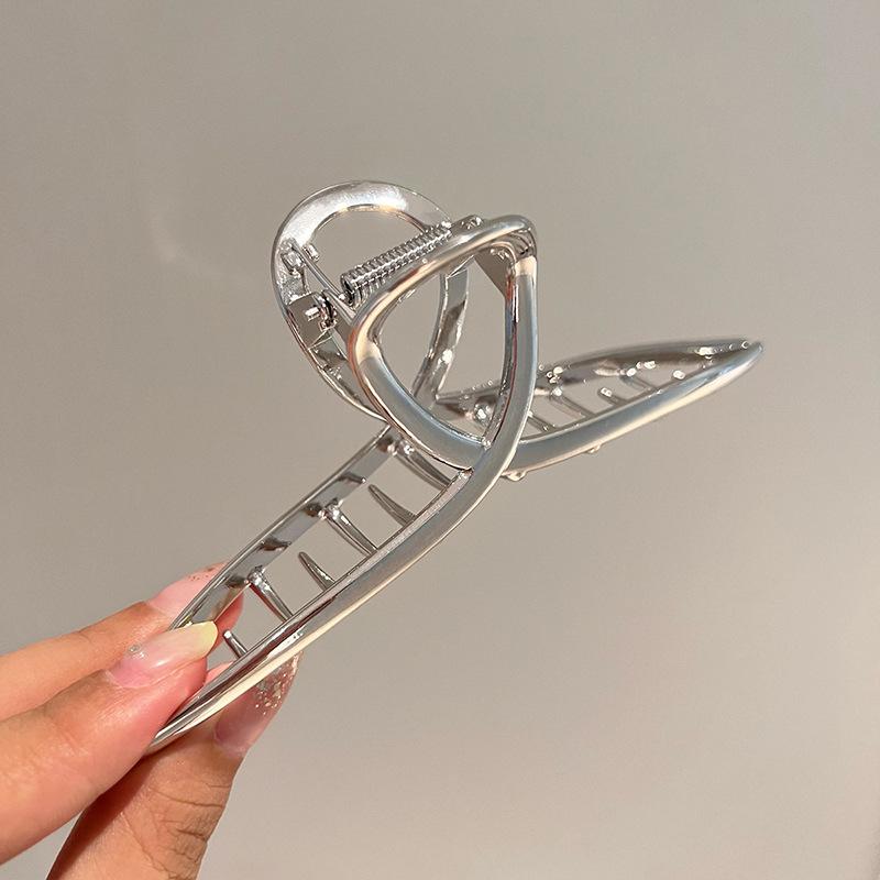 

Korea Fashion New Hair Claw Clips Solid Transparent Geometry Resin Shark Clip Hairpin Hair Accessories For Women Headwear