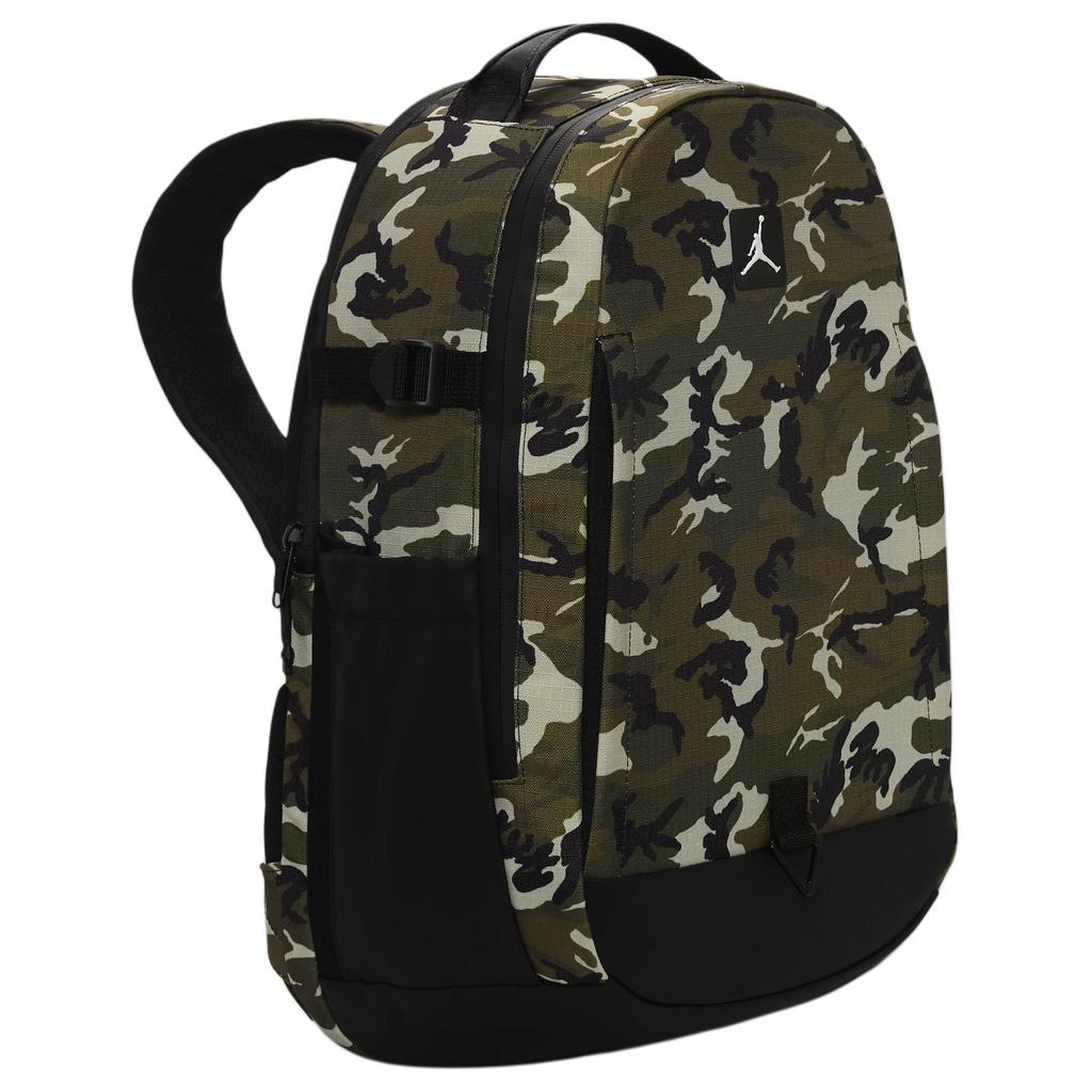 Men's Backpack Jordan Polyester Backpack Regular Unisex Green Camouflage