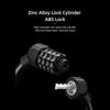 Bicycle Lock Portable Four-digit Combination Ring Lock Light Smart Small Oval Ring Anti-theft Lock