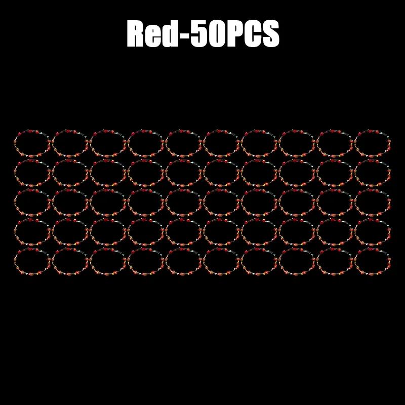 10/60Pcs Light Up Flower Headband LED Flower Hair Crown Glowing Floral Wreath Crowns Birthday Wedding Christmas Decoration 2024