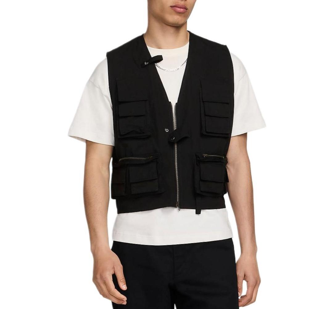Nike Comfortable Durable Multi-Pocket Vest Men Vests Black FN3214-010