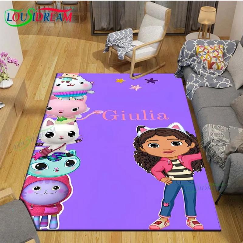 Roztomilý kreslený G-Gabby Domečky pro panenky Roztomilý koberec Venkovní koberec Plošný koberec Protiskluzový koberec Dekorace do ložnice Koberec do obývacího pokoje Dárek