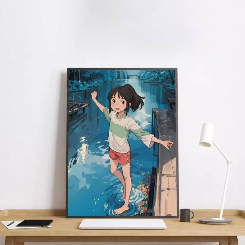 

Мой сосед S-Унесенные призраками аниме-постер HD art самоклеящаяся стена водонепроницаемая для дома, гостиной, спальни, бара, эстетическое украшение 21cm×30cm NoFrame