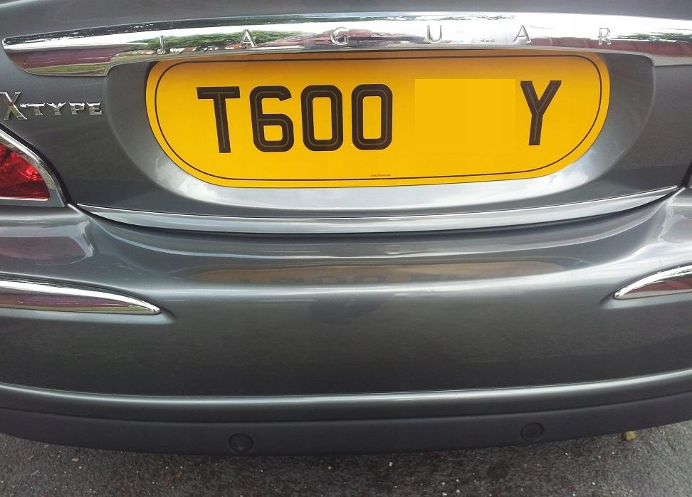 Jaguar X-Type - Chrome Tailgate Trim