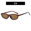 New Retro Square Cat Eye Sunglasses For Women  Trendy Small Narrow Sunnies Unisex Women Glasses