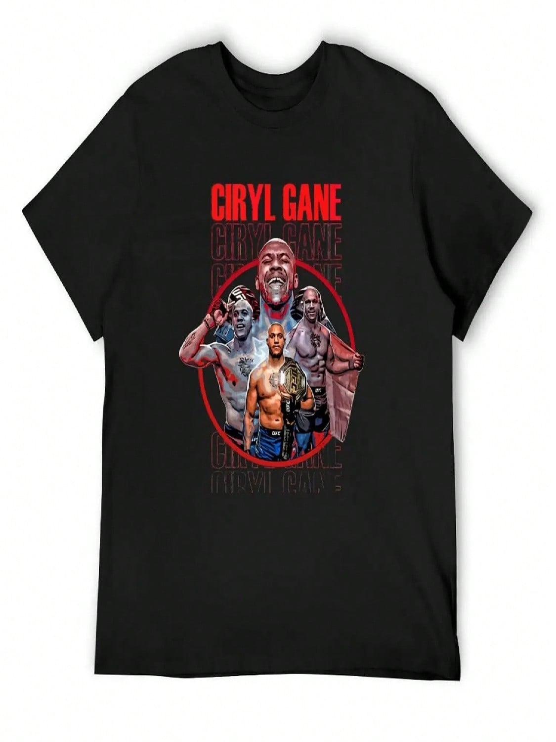 Gamin Stiker -Ciryl Gane Essential Tshirt T-Shirt Cotton Graphic Tees Anime Figures Blanks unisexs Graphic T-Shirts Funny S разноцветный