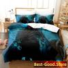 Dragon Age Dreadwolf Bedding Set Printed Duvet Cover Pillowcase Single Double Queen Super King Size Sets