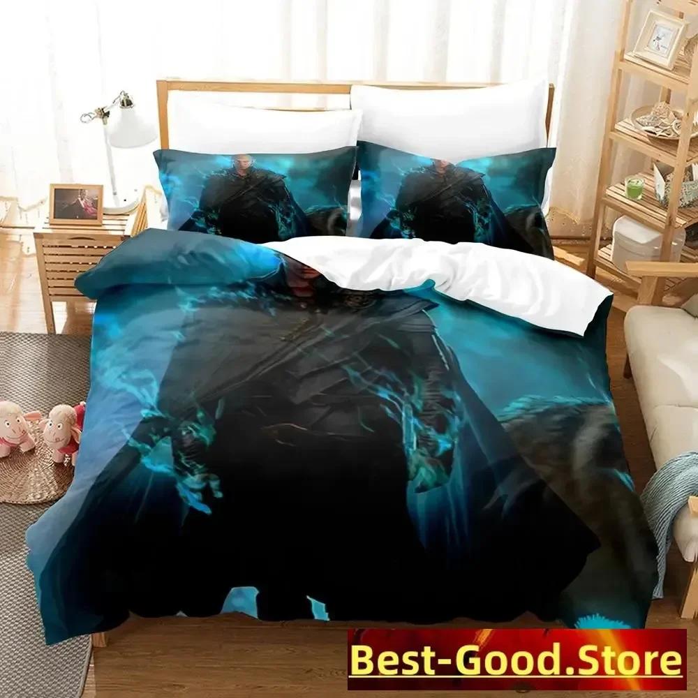 Dragon Age Dreadwolf Bedding Set Printed Duvet Cover Pillowcase Single Double Queen Super King Size Sets