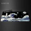 Computer Art Mouse Pad The Great Wave of Kanagawa Large Gaming Mousepad Gamer Rubber Nonslip Keyboard Pad Laptop Desk Mat