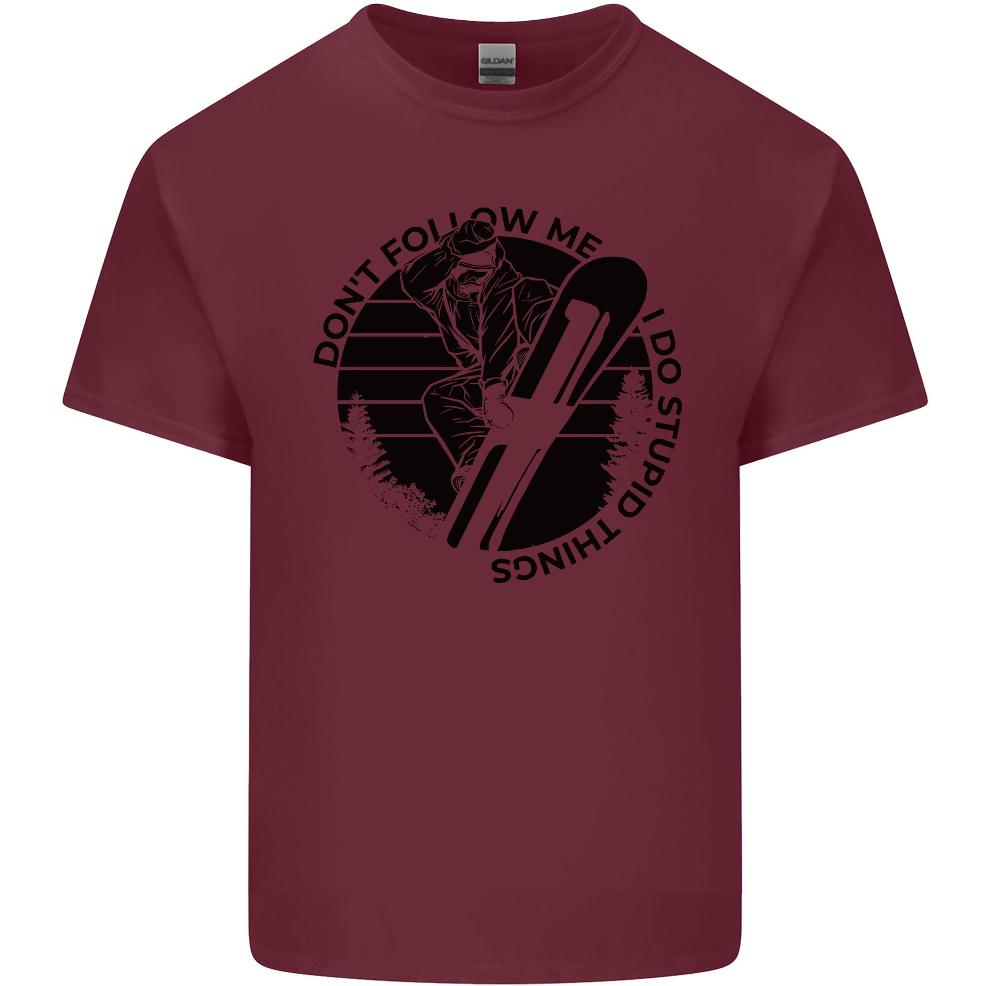 Funny Snowboarder Dont Follow Me Unisexs Light Cotton TShirt S