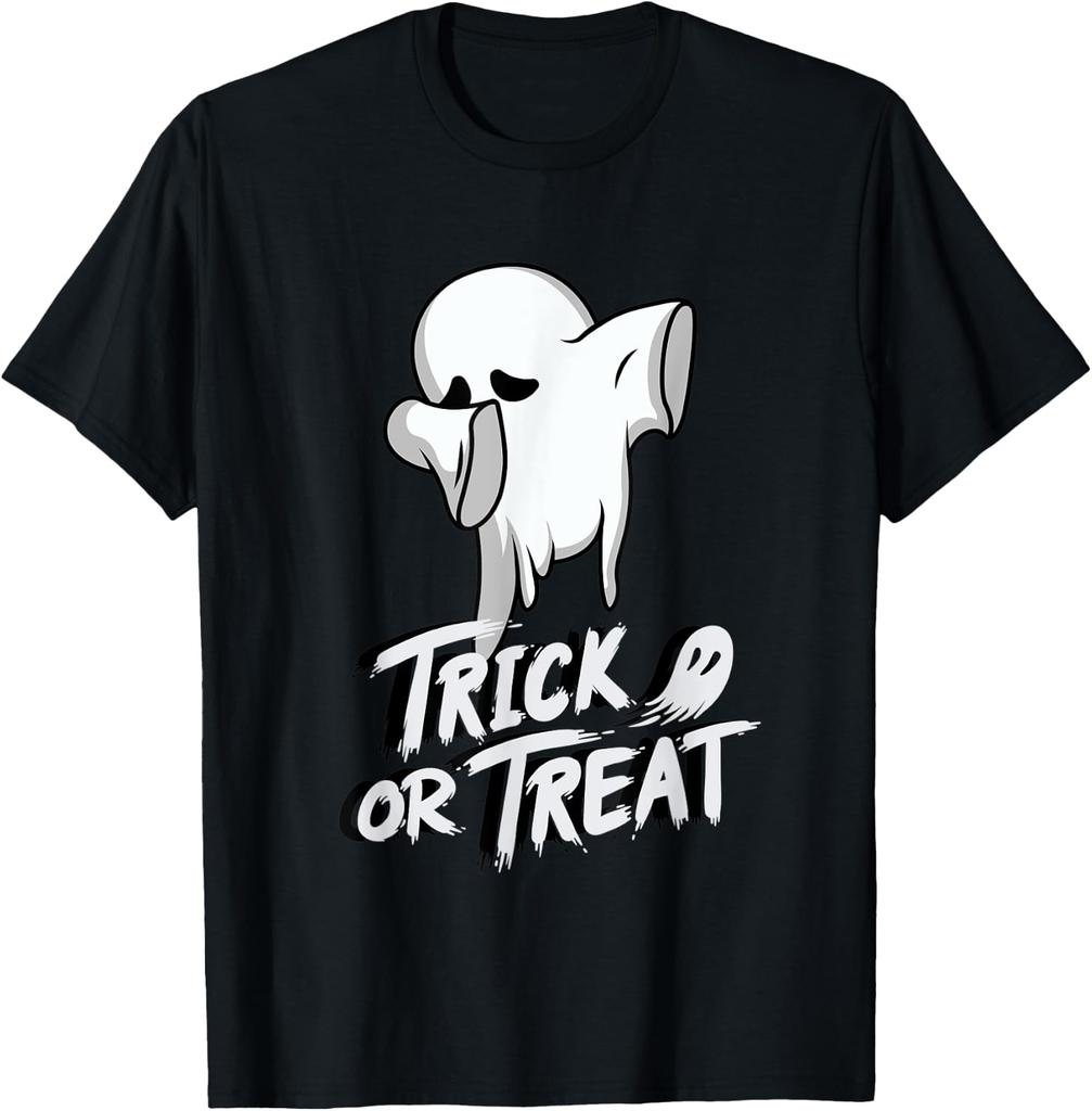 Ghost Dabbing Trick Or Treat Halloween T-Shirt