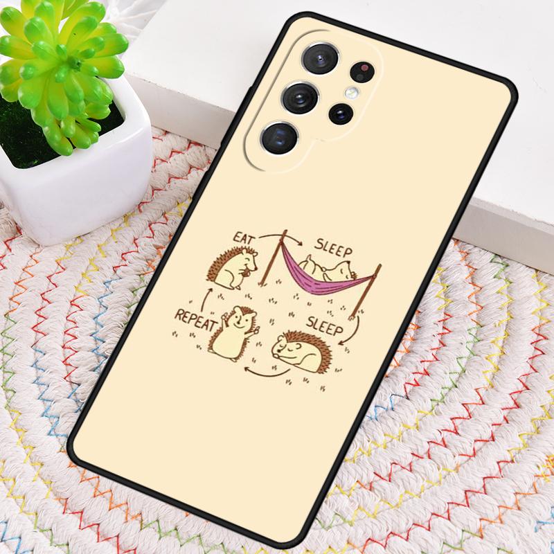 Kawaii Igel Herz Süßes Silikon Handyhülle Für Samsung Galaxy note 10 pro S26 S25 S24 S23 S22 S21 Plus S25Ultra Capa Cover