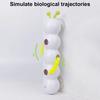 Caterpillar Teasing Cat Toy Motion Activated Kitten Toy Rechargeable Automatic Cat Toy with Tail for Indoor Cats Toy Ball