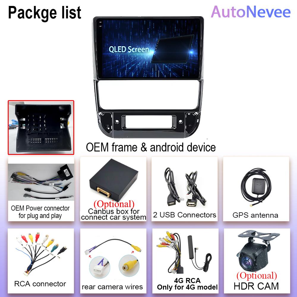 Android Car Head Unit For Peugeot 406 1994 - 2005 Multimedia Stereo Radio Video Player GPS BT Carplay Android Auto No 2din QLED