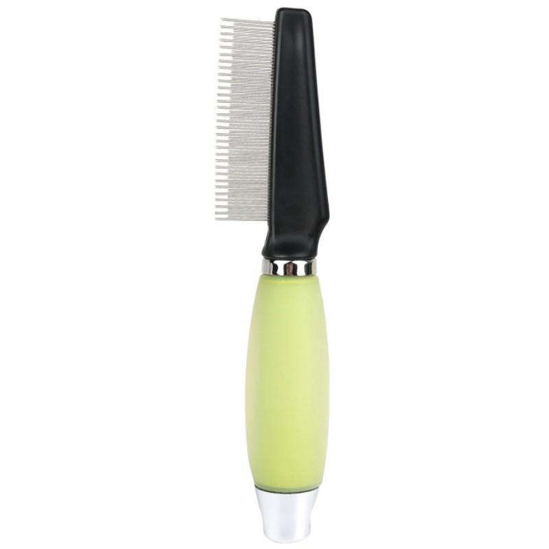 Dog Comb Pet Hair Remover Massage Cat Brush Silicone Handle Combs for Cats Hair Knot Opening Dog Grooming Brush Pets Acessorios