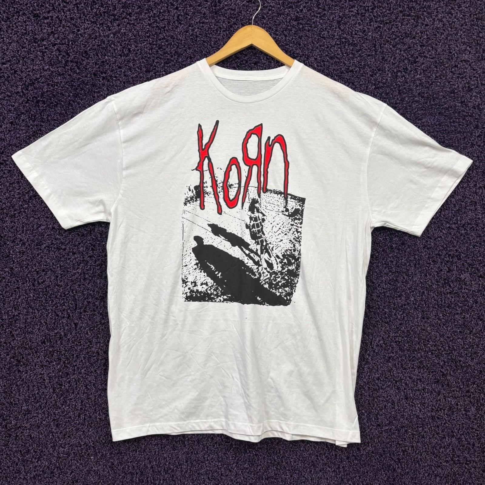 Korn Self-Titled Debut Album Cover Shadow Man T-Shirt 2XL M