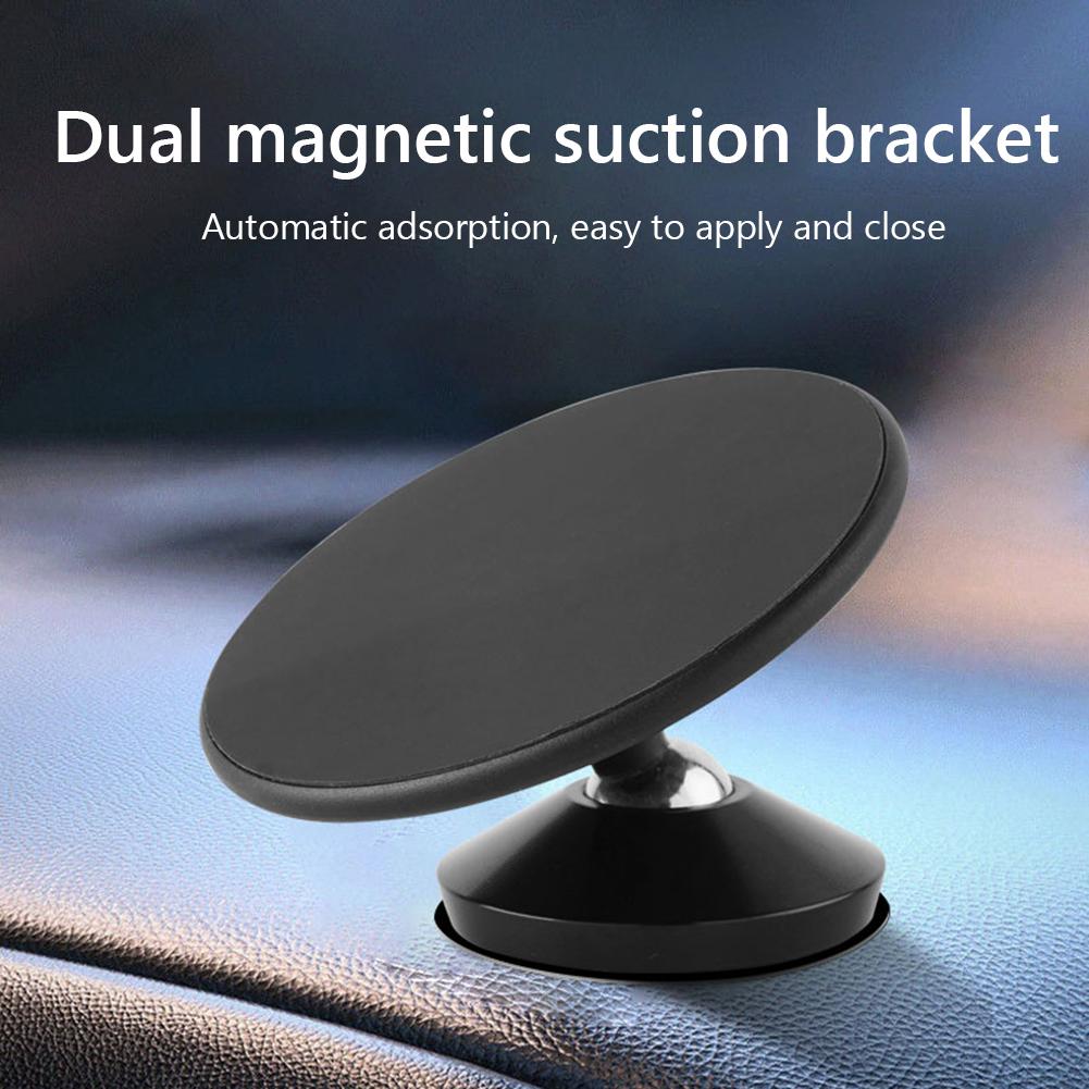 Double-sided Magnetic Metal Phone Holder For Magsafe Dual Magnet Phone Mount Stand Universal GPS Mobile Phone Mount for iPhone