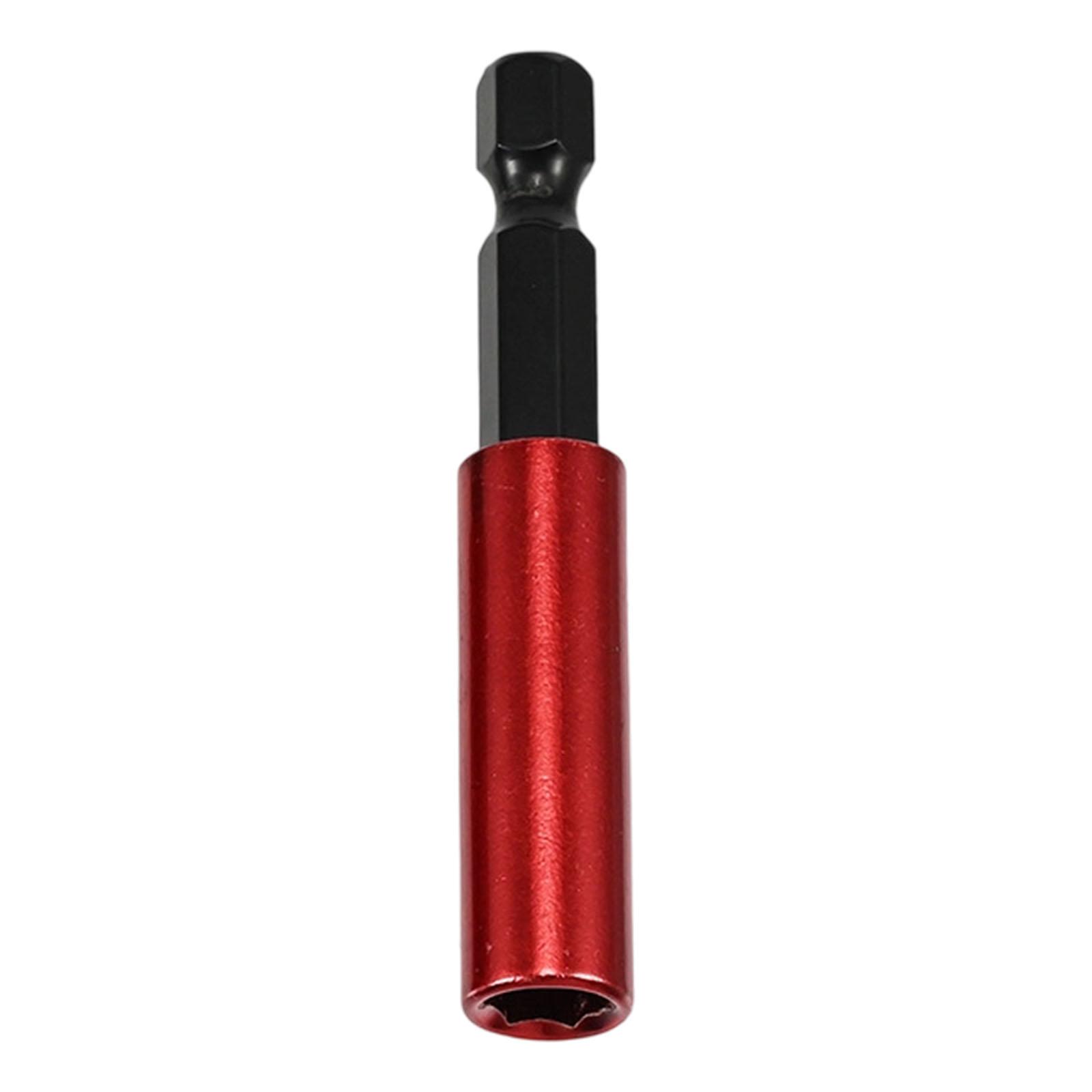 

Magnetic Hexagonal Bit Extended Size 60mm 1/4 Linkage Grip Featherweight 24g Lightweight For Various Device Suitability червоний