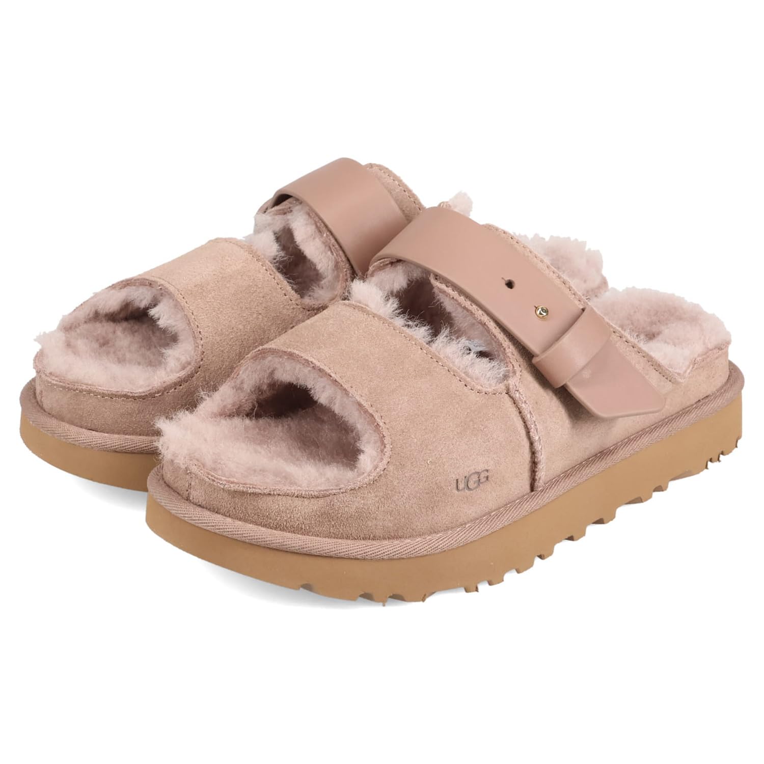 

UGG W GREENPORT STRAP SLIDE бежевый