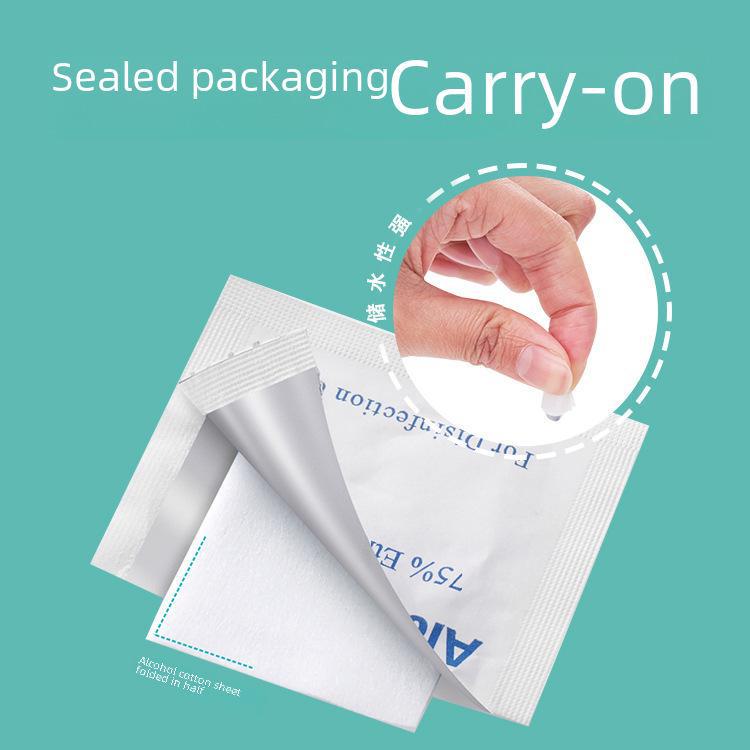 Disposable Alcohol Cotton Pads for Mobile Phones, Tableware, First Aid, and Disinfection