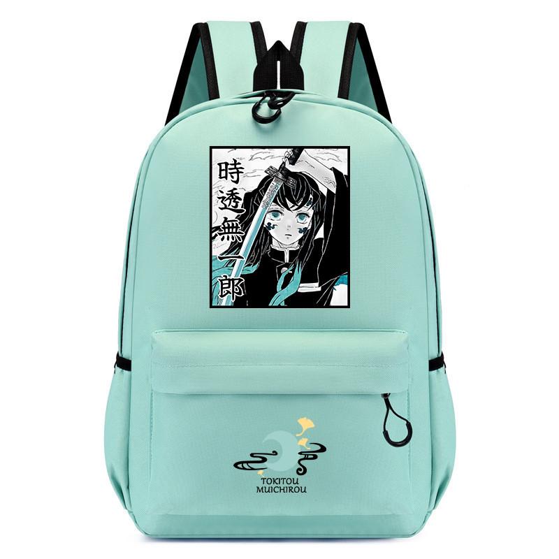 Fashion Demon Slayer Backpack Student School Waterproof Small Bag