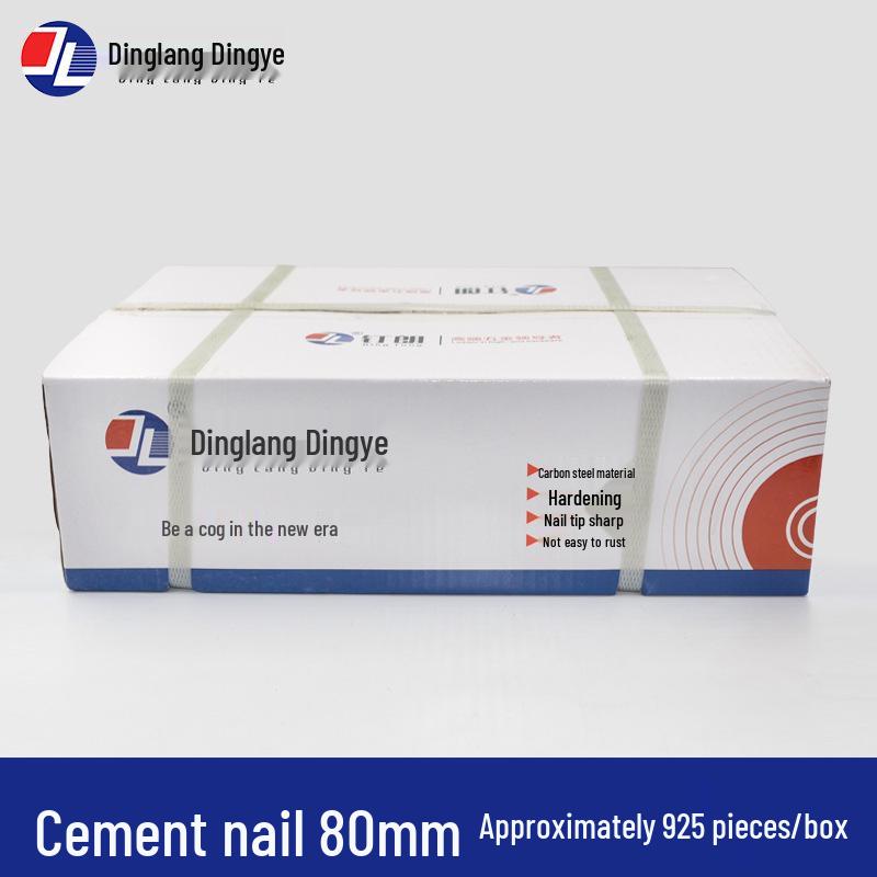 High-Strength Black Steel Nails for Concrete, Picture Hanging & Advertising