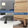 Bed Risers 1 Inch, 6pcs Adjustable Bed Furniture Riser, Heavy Duty Bed Lifts Risers with Rubber Pad for Sofa, Bed, Table 26-27s