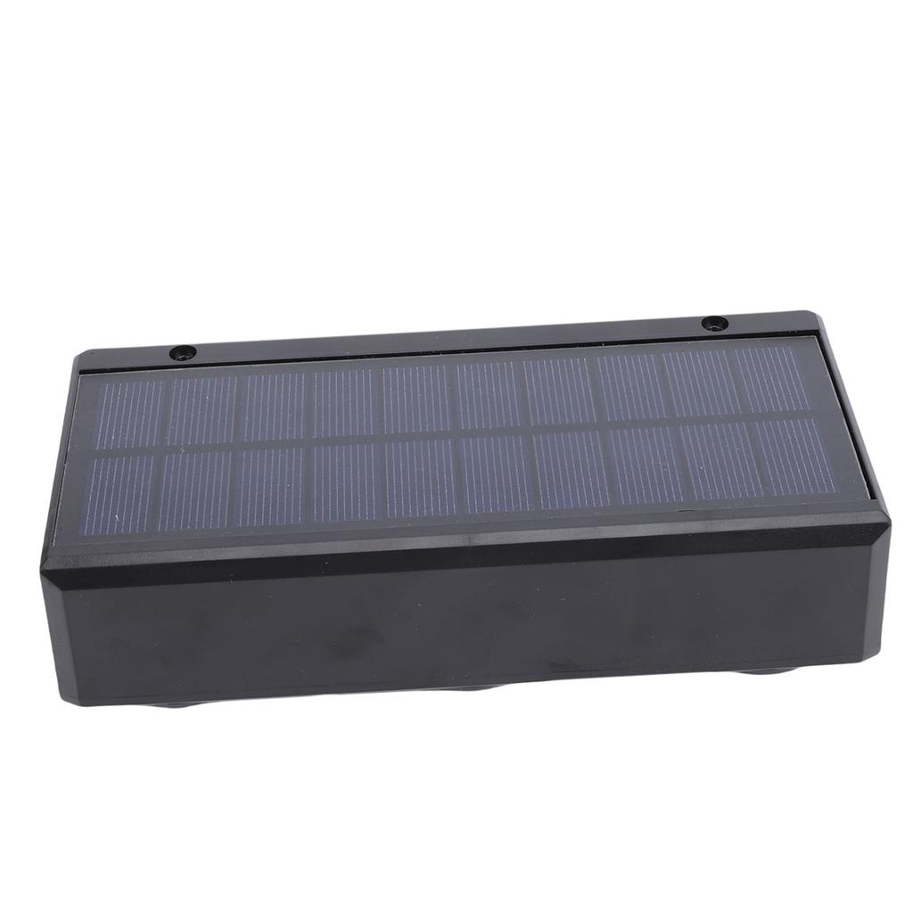 Fence Light 3 LED Lenses Energy Saving Smart Light Control Water Proof Solar Wall Light for Yard Garden Outdoor