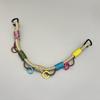 Backpack Hanging Rope Chain Dopamine Color Anti-break Expansion Decor for Hiking Camping Travel School Bag