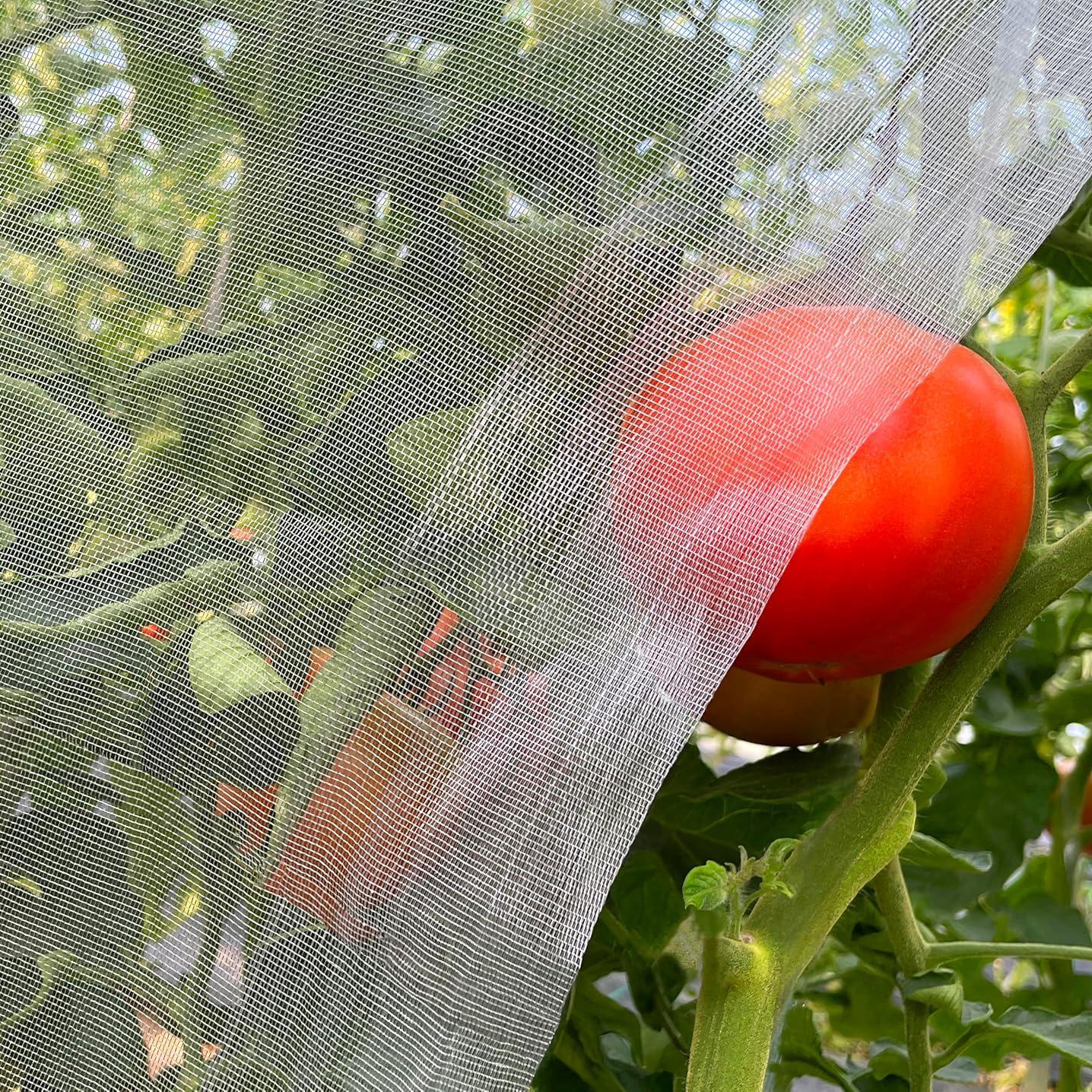 

Garden Netting, Ultra Fine Mesh Netting Pest Barrier Protection Bird Mosquito Net Plants Cover for Vegetables Fruits Flowers Crops 10x20 ft