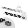 AABBE1 1pc 3D ABS Plastic Car Trunk Badge Volvo Letter Emblem Sticker Decal For volvo S80L XC60 XC90 S60 S80 V40 Accessories Styling
