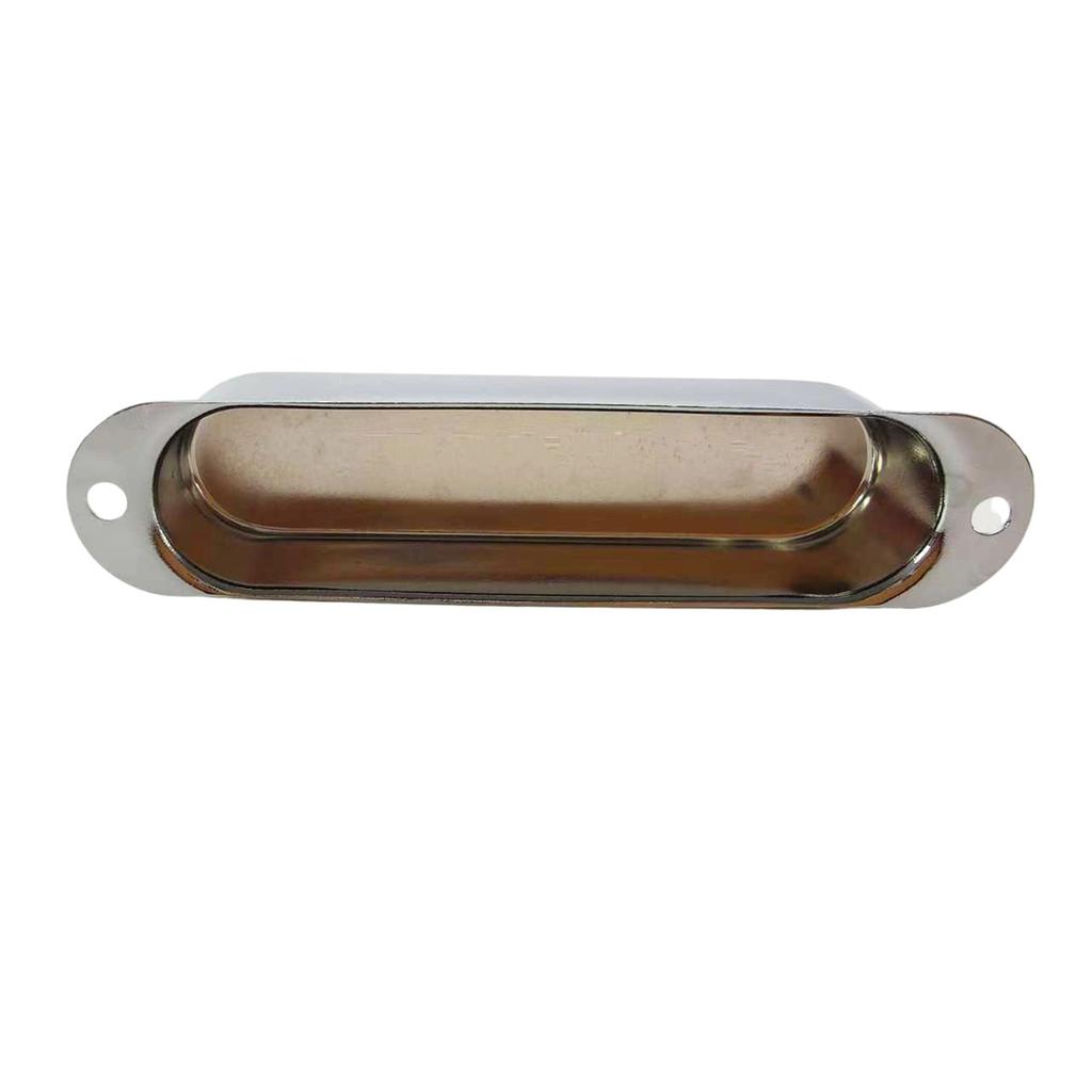 Professioneller Gitarrenhals-Tonabnehmer Metallgehäuse Hals-Tonabnehmerabdeckung Gitarren-Tonabnehmerdeckel Gitarrenklangverbesserung Metalltextur