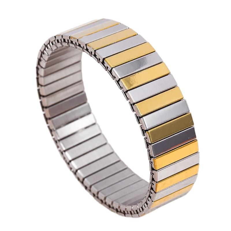 Elegant Adjustable Bracelet Jewelry Adjustable Bracelet In Stainless Steel Eye Catching Elastic Wrist Chain Ornament