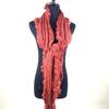 Autumn and winter dual-purpose women's imitation cashmere tassel super long thickened warm color plaid scarf shawl