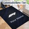 Custom Text Printed Rug F1 Non Slip Floor Carpet For Home Room Decor