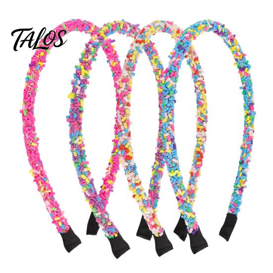 Velvet Lined Headband Thin Headbands for Girls Sparkly Sequin Hairbands Non-slip Bright For Cute Glitter Hair Accessories Children Toddlers