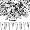 Alligator Hair Clips, Silver Metal Alligator Hair Pins Small Crocodile Clip for Hairs Accessories Crafts Accessory DIY Supplies