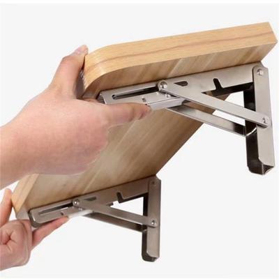 Work Wall Mounted Furniture Hardware Triangle Angle Bracket Folding Shelf Bracket Table Shelve
