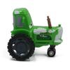 Children's Cartoon Tractor Toy Model - Green and White Alloy Simulation, Perfect Birthday Gift