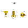 12Pcs Bike Disc Rotor Screws M5*10 Stainless Steel Bicycle Disc Brake Rotor Bolt T25 MTB Bike Bicycle Disc Brake Screws