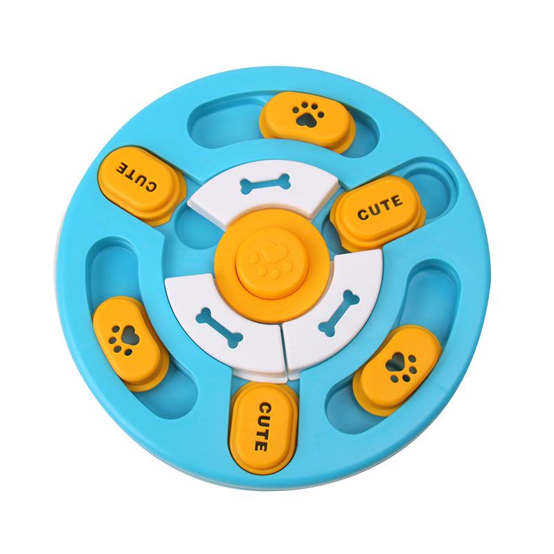 Cross-Border Pet Puzzle & Slow Feeder Bowl: Slow Eating Toy for Dogs & Cats, Snack Dispenser, Boredom Relief