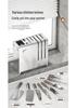 Stainless Steel Wall-Mounted Chopstick & Knife Holder with Drip Rack