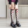 Bow Tube Socks Hollow Cute French Girl Sweet Cool Pure Desire Socks Sweet Japanese Pile Calf Socks