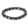 Unisex 8MM Black Hematite Beaded Magnetic Bracelets - Handmade Jewelry Accessories